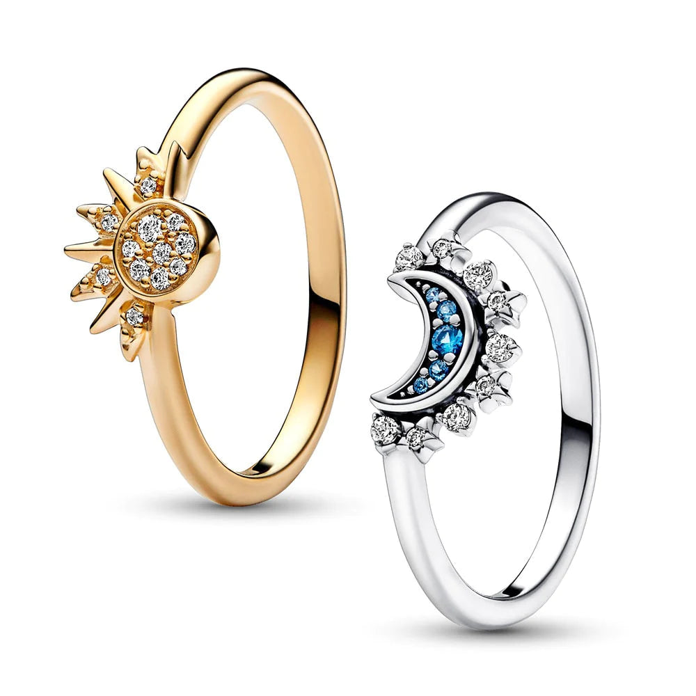 🌙☀️ Anillo Sol y Luna 2 en 1 ☀️🌙
