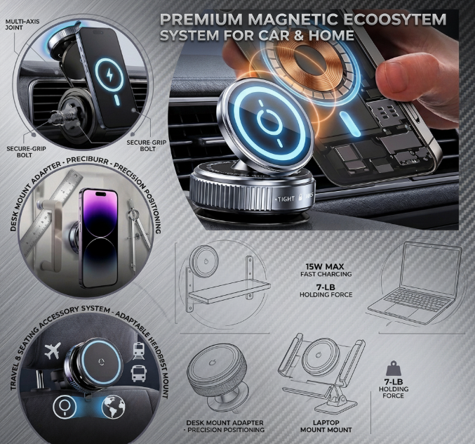 Soporte Magnetico Para Celulares 360