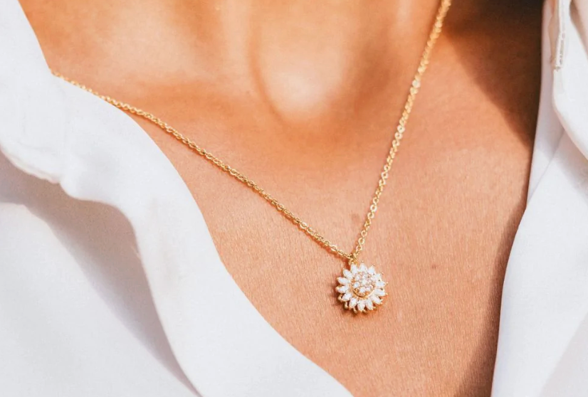 🌻✨ Collar Girasol Dorado ✨🌻