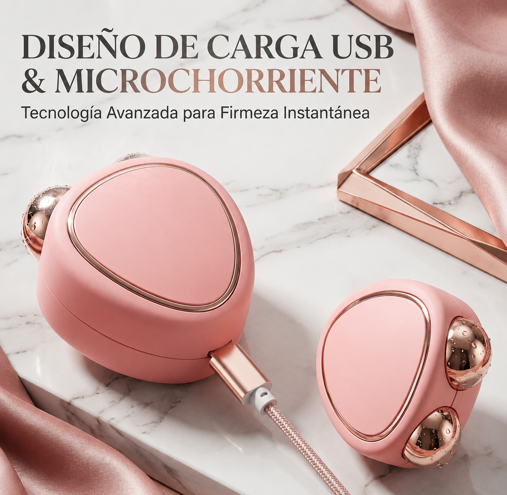 Masajeador Facial Microcorriente